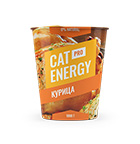 Cat Energy PRO 1000г со вкусом курицы в оранжевой упаковке