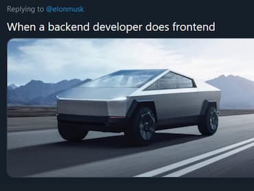 'When a backend developer does frontend' mem